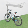 Estante de almacenamiento de estacionamiento de bicicletas de doble capa de dos niveles, soporte para bicicleta de montaña