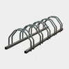 Soporte horizontal galvanizado personalizado para estacionamiento de bicicletas en U