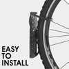 Soporte de gancho montado en la pared para bicicleta de carretera horizontal de acero Práctico
