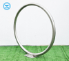 Soporte de bicicleta de círculo de curva de soporte de bicicleta de anillo en ángulo completo de un solo aro