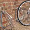 Estante colgante de acero ajustable Gancho doble para bicicleta Montaje en pared