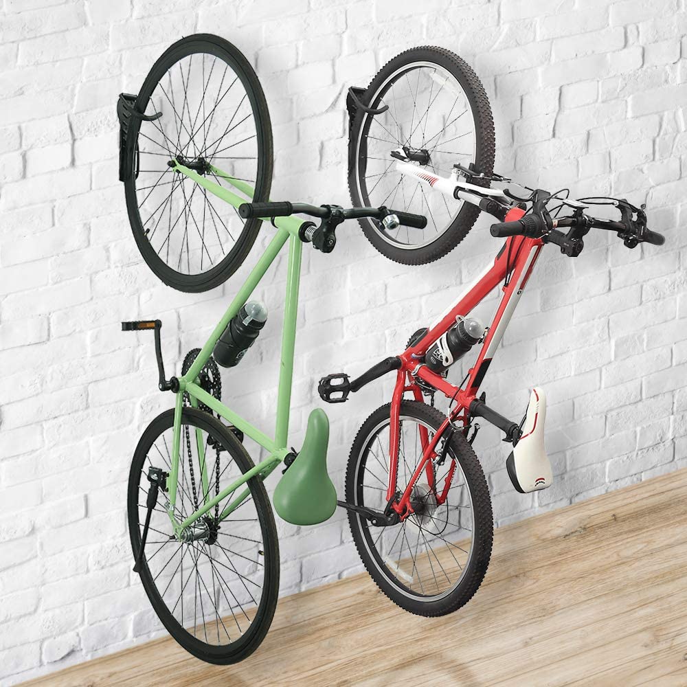 Gancho para colgar bicicletas de interior de pared vertical para apartamento de garaje
