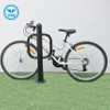 Soporte de bicicleta individual de acero inoxidable de alta calidad para suelo escolar