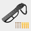 Colgador de bicicleta de montaje en pared de garaje ajustable