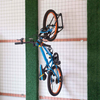 Soporte de montaje en pared triangular Ganchos de almacenamiento para bicicletas Rack con cerradura